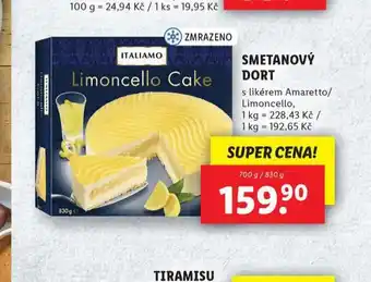 Lidl Smetanový dort nabídka