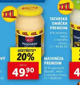 Lidl Majonéza premium nabídka