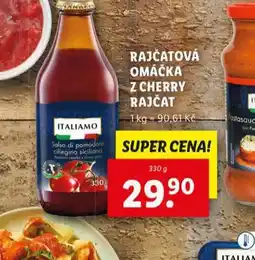 Lidl Rajčatová omáčka z cherry rajčat nabídka