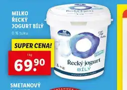 Lidl Milko řecký jogurt bílý nabídka