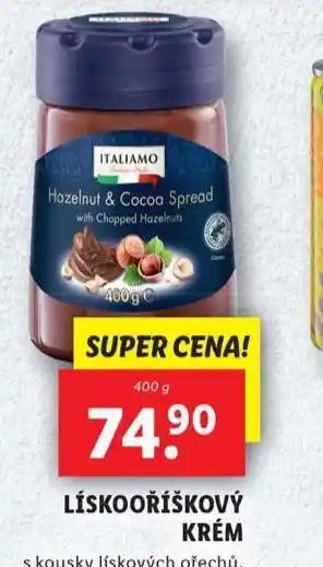 Lidl Lískooříškový krém nabídka