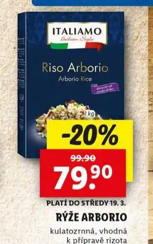 Lidl Rýže arborio nabídka