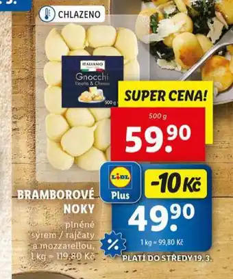 Lidl Bramborové noky nabídka