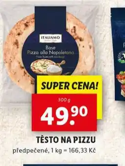 Lidl Těsto na pizzu nabídka