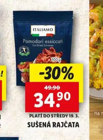 Lidl Sušená rajčata nabídka