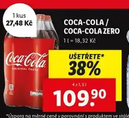 Lidl Coca cola, coca cola zero nabídka