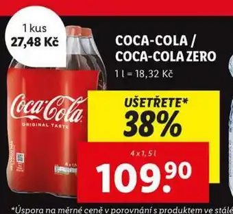 Lidl Coca cola, coca cola zero nabídka