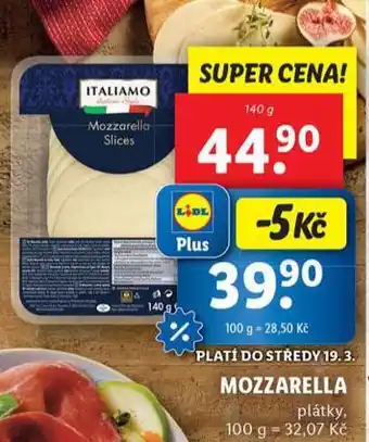 Lidl Mozzarella nabídka