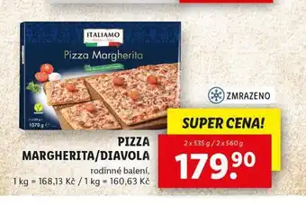 Lidl Pizza margherita / diavola nabídka