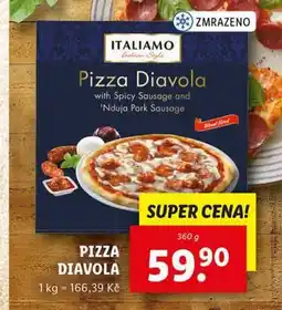 Lidl Pizza diavola nabídka