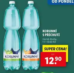 Lidl Korunní s příchutí nabídka