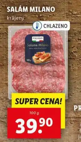 Lidl Salám milano nabídka