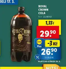 Lidl Royal crown cola nabídka