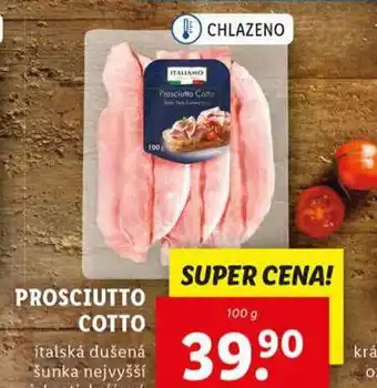 Lidl Prosciutto cotto nabídka