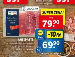 Lidl Antipasti nabídka