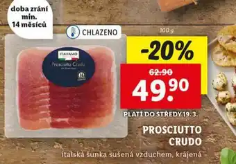 Lidl Prosciutto crudo nabídka