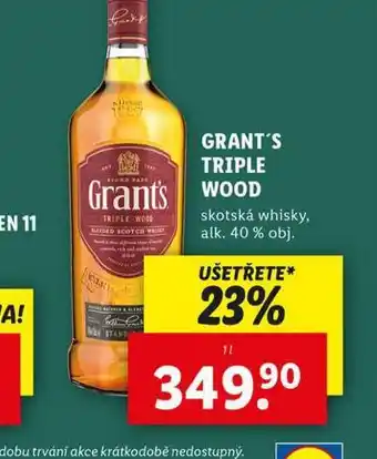 Lidl Grant´s triple wood nabídka