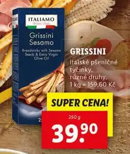 Lidl Grissini nabídka