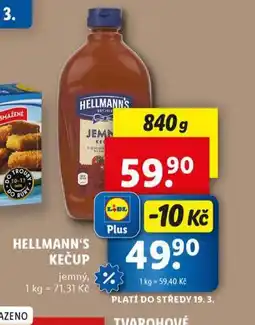 Lidl Hellmann´s kečup nabídka