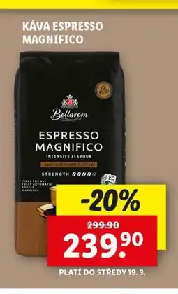 Lidl Káva espresso magnifico nabídka