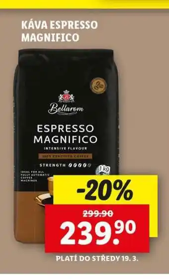 Lidl Káva espresso magnifico nabídka