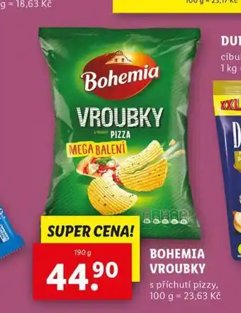 Lidl Bohemia vroubky nabídka