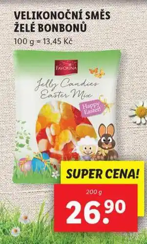 Lidl Velikonoční směs želé bonbonů nabídka