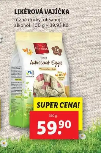 Lidl Likérová vajíčka nabídka