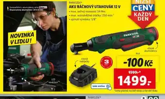 Lidl Aku ráčnový utahovák nabídka