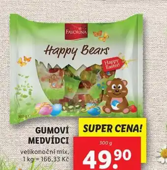 Lidl Gumové medvídci nabídka