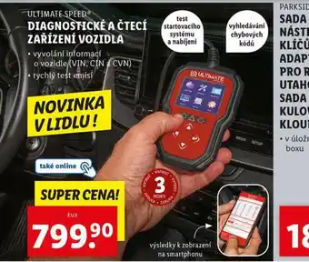 Lidl Diagnostické a čtecí zařízení vozidla nabídka