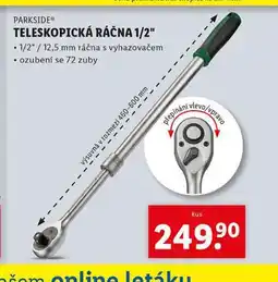 Lidl Teleskopická ráčna nabídka