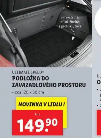 Lidl Podložka do zavazadlového prostoru nabídka