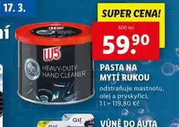 Lidl W5 pasta na mytí rukou nabídka