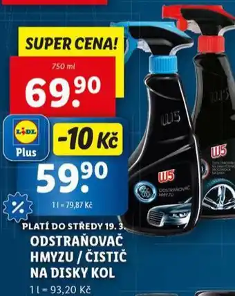 Lidl W5 čistič na disky kol nabídka