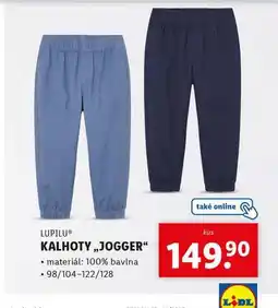 Lidl Kalhoty jogger nabídka