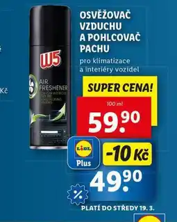 Lidl W5 osvěžovač vzduchu a pohlcovač pachu nabídka