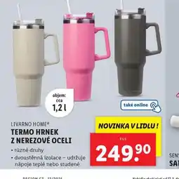 Lidl Termo hrnek z nerezové oceli nabídka