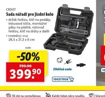 Lidl Sada nářadí pro jízdní kolo nabídka