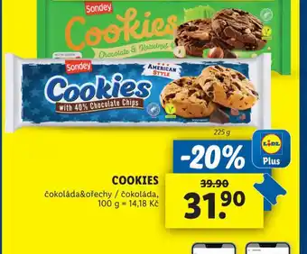 Lidl Cookies nabídka