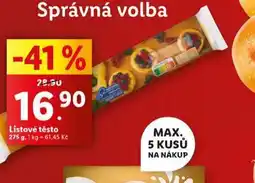 Lidl Listové těsto nabídka