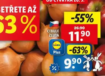 Lidl Cibule žlutá nabídka