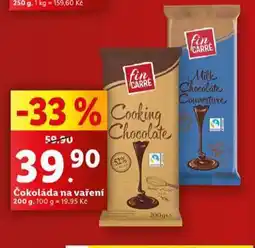 Lidl Čokoláda na vaření nabídka