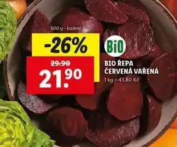 Lidl Bio řepa červená vařená nabídka