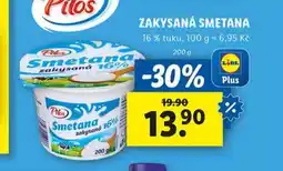 Lidl Zakysaná smetana nabídka