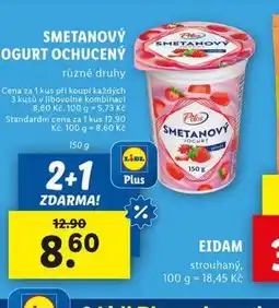 Lidl Smetanový jogurt ochucený nabídka