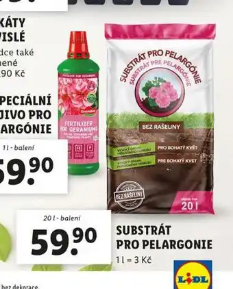 Lidl Substrát pro pelargonie nabídka