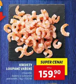 Lidl Krevety loupané vařené nabídka