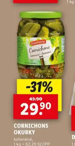 Lidl Cornichons okurky nabídka