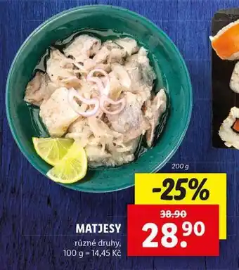 Lidl Matjesy nabídka